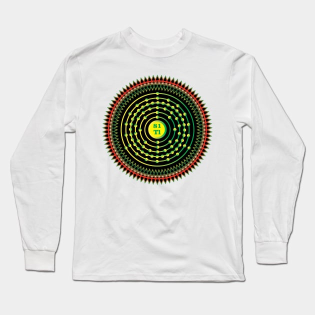 Thallium Ornament Long Sleeve T-Shirt by Storistir